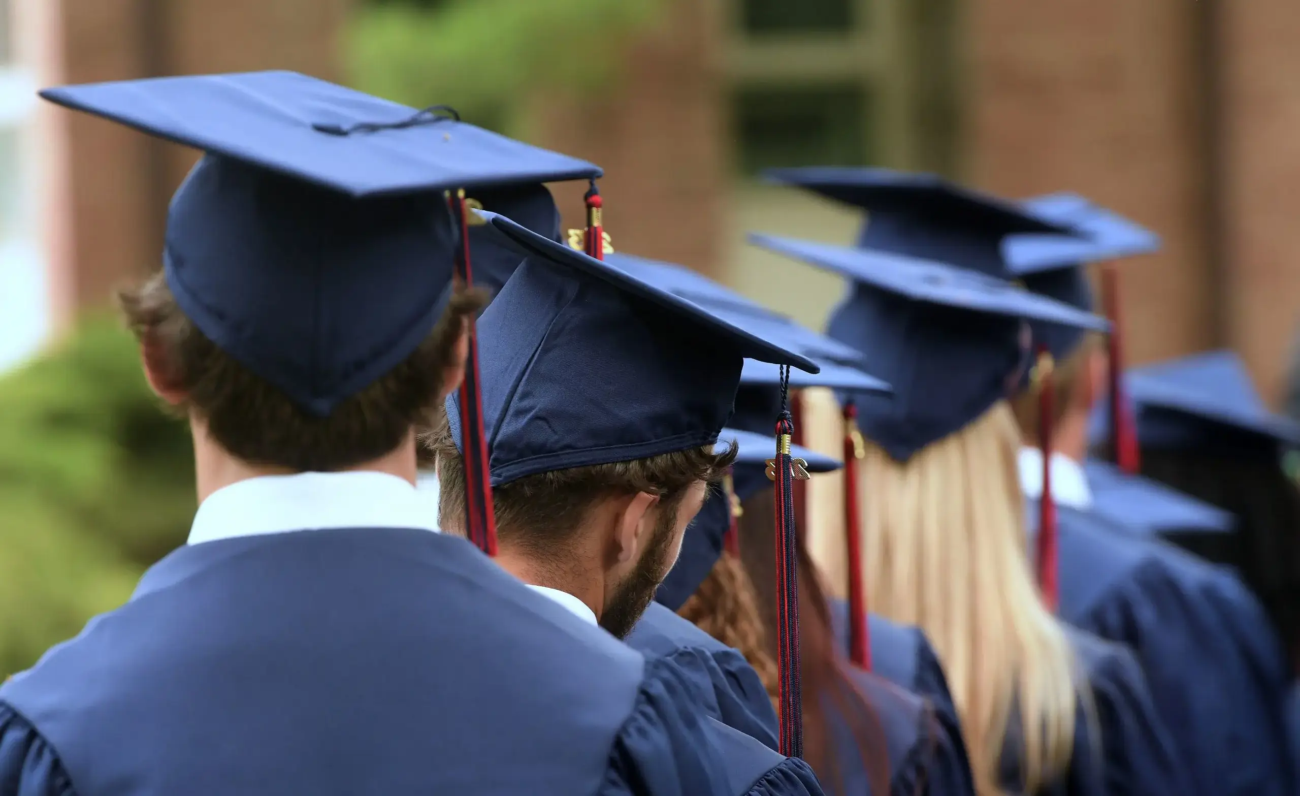 ULS graduates in their caps and gowns